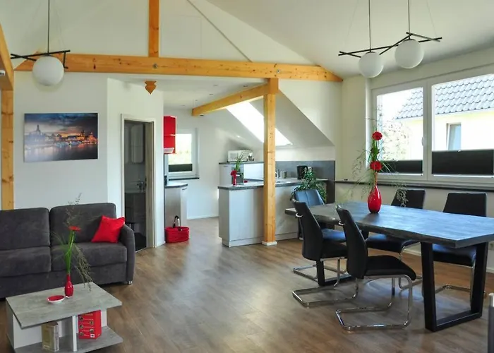 „zum Leuchtturm“ 아파트 Grossdubrau